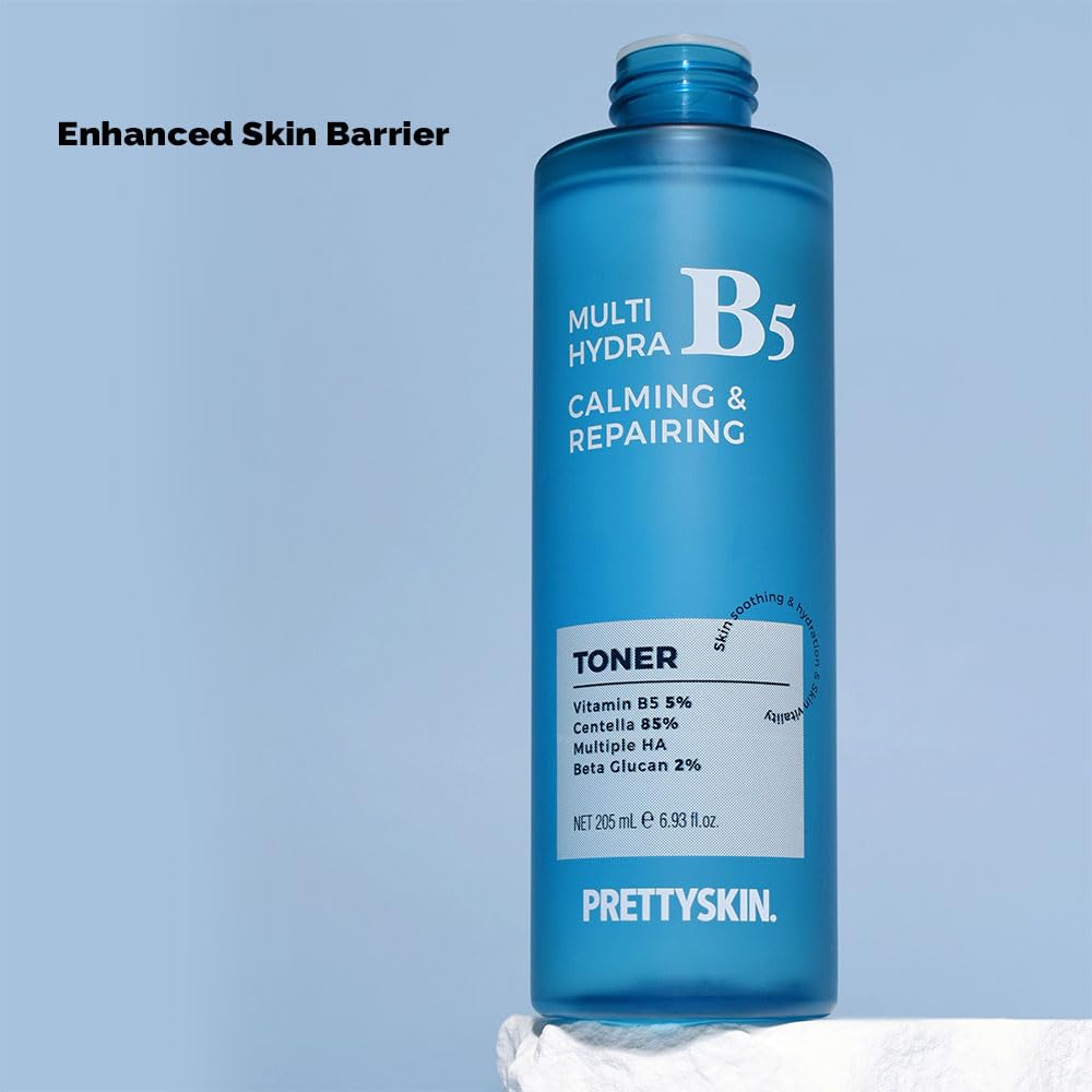 PS.PRETTYSKIN Hydra B5 Toner for Calming & Repairing-Hydrating Facial Toner-Face Toner Korean Alcohol Free, 205ml/ 6.93 Fl Oz