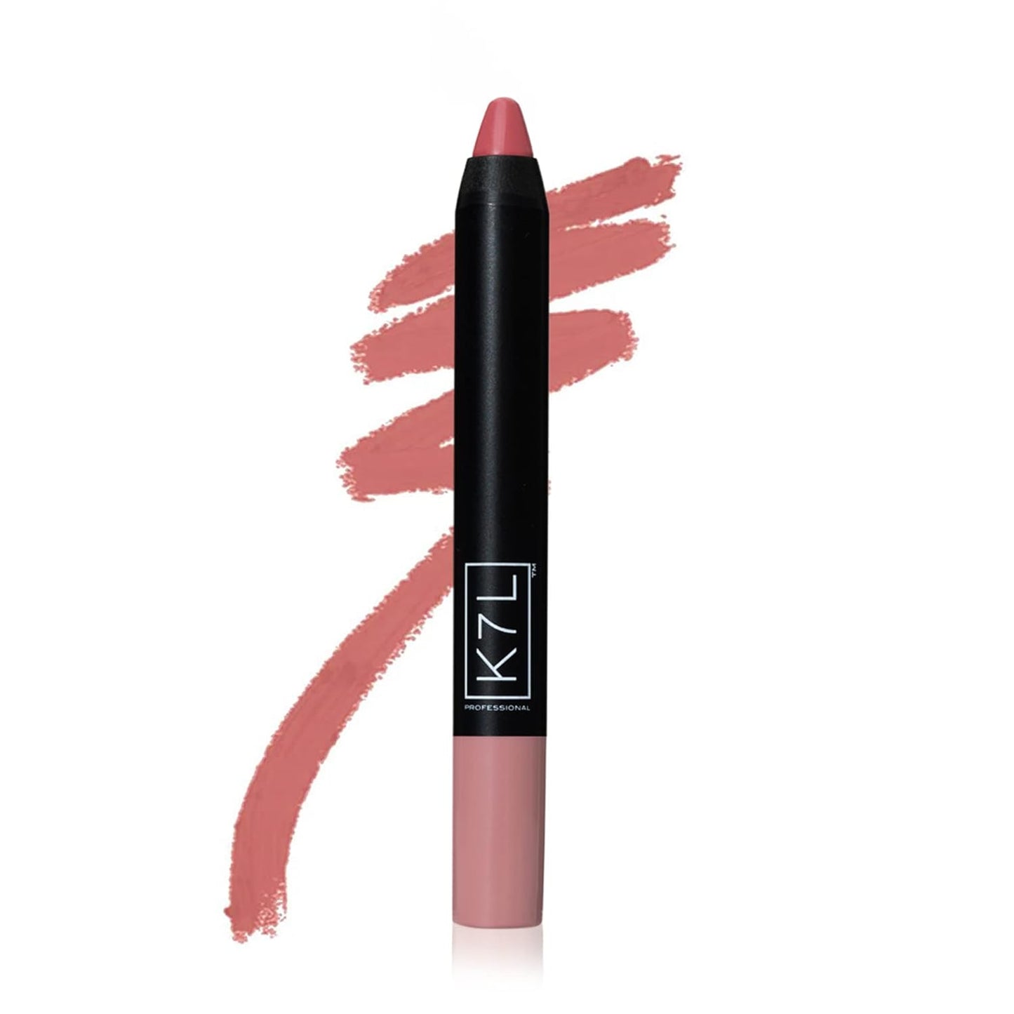Nude Pink Lipstick Crayon - Matte Finish for Smooth Application | Tip Toe