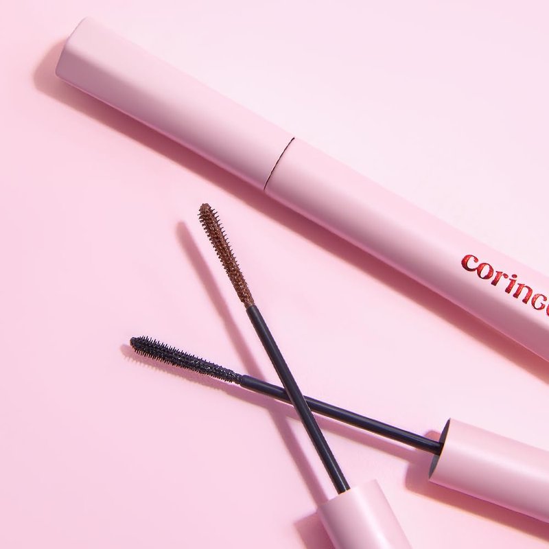 CORINGCO Mak-Cara Skinny Long & Curl Waterproof Mascara, no smudging from water, swear and oil (Deep Black, 0.17 oz)