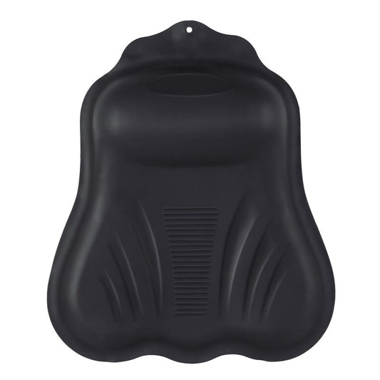 Goowin Bath Pillows for Tub, New Generation Skin-Friendly Silicone Bath Pillow, Luxury Bathtub Pillow for Head and Neck, Powerful Suction Tub Pillow for Bathtub with Inflatable Airbag (Black)