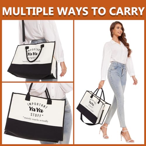 FORBIDDEN PAPER Mothers Day Grandma Mimi Yaya Retirement Dance Aunt Travel Book Witchy Gifts for Women Tote Bag & Makeup Bag