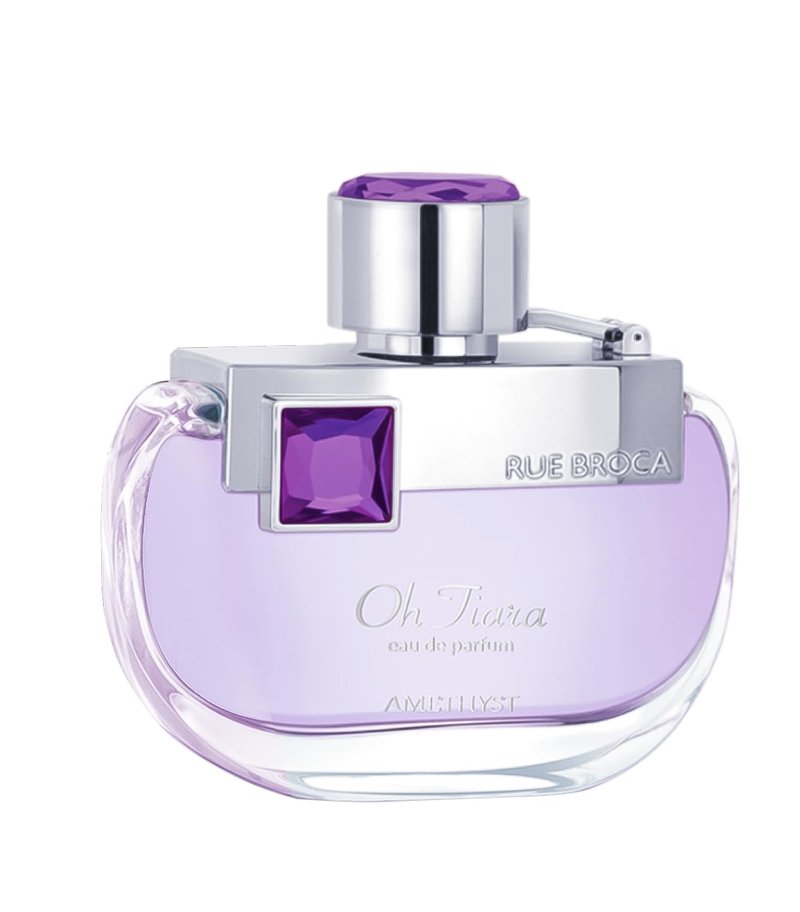 Rue Broca Oh Tiara Amethyst Eau de Parfum For Women, 3.4 Fl. Oz – Dreamy Romantic Floral and Fruity Fragrance