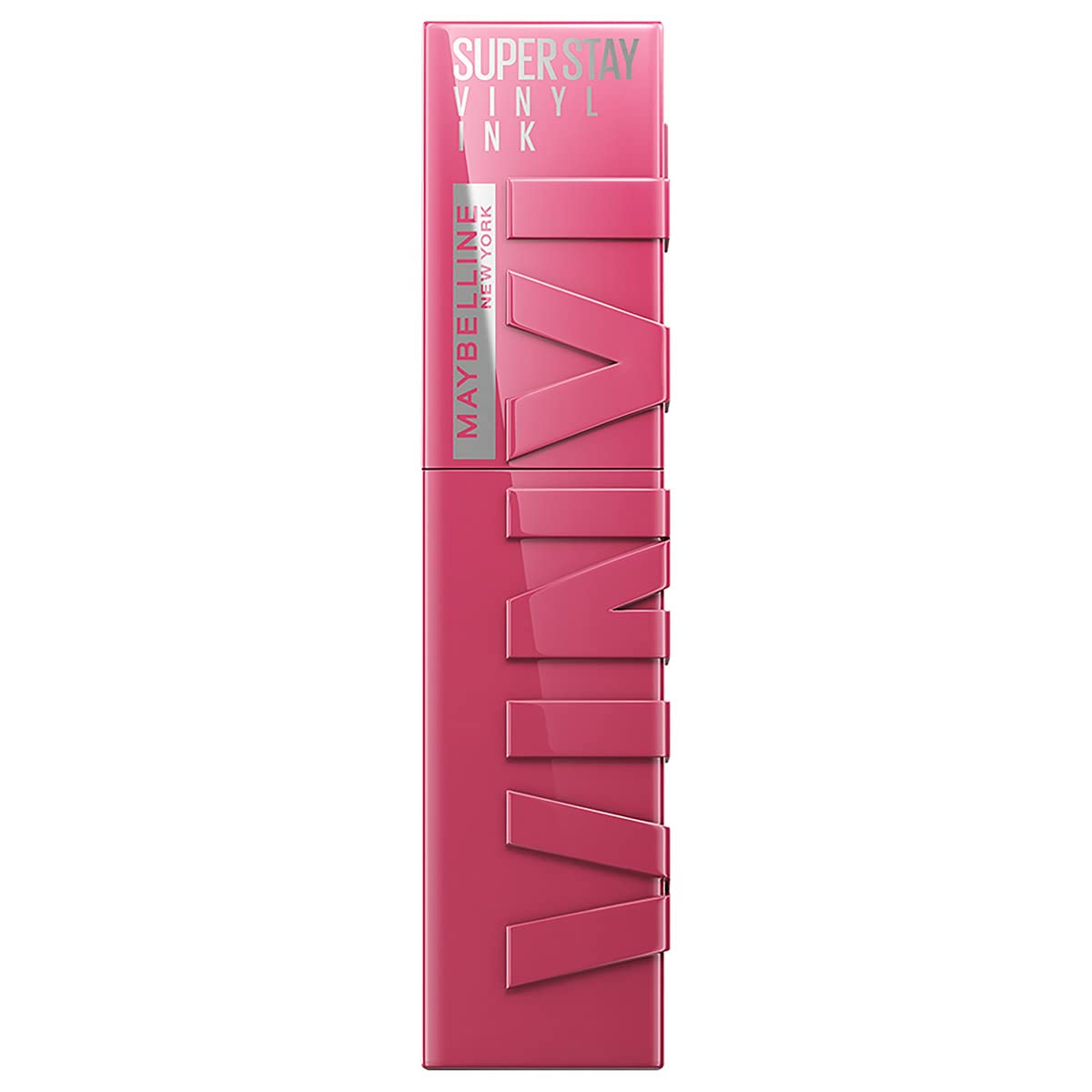 Maybelline Super Stay Vinyl Ink Longwear No-Budge Liquid Lipcolor Makeup Bundle with Peachy 0.14 fl oz and Coy 0.14 fl oz