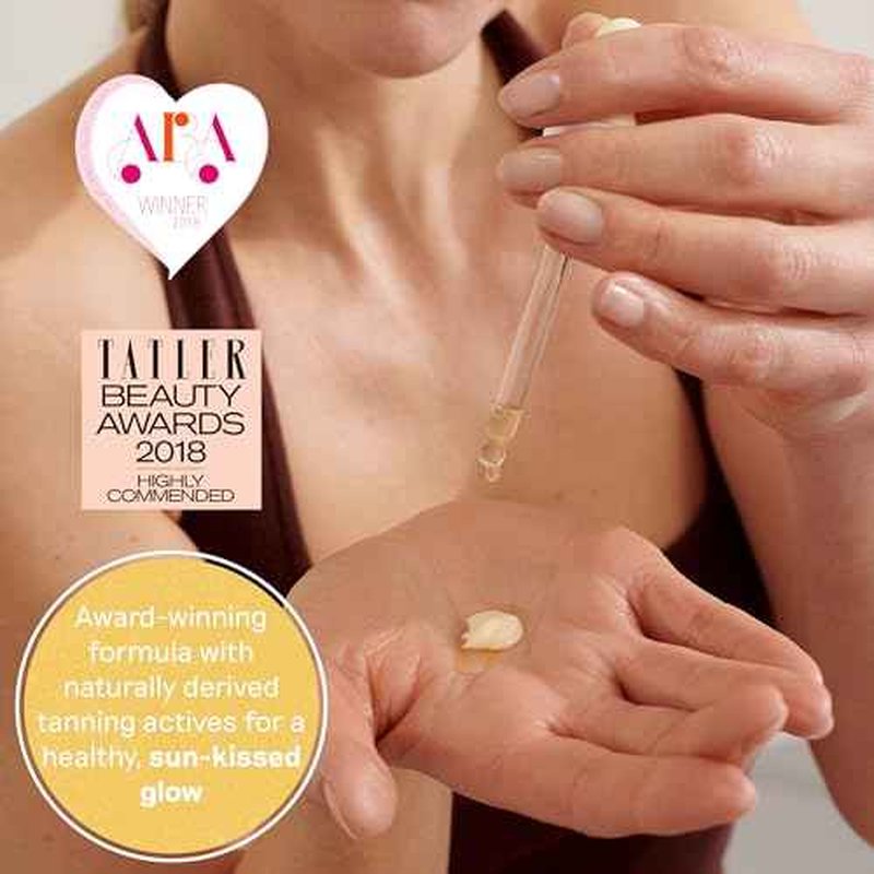 Balance Me Gradual Tanning Drops 1.01 fl oz, With Vitamin E, Hydrating Self Tanning for Face & Body, Streak-Free and No Odour