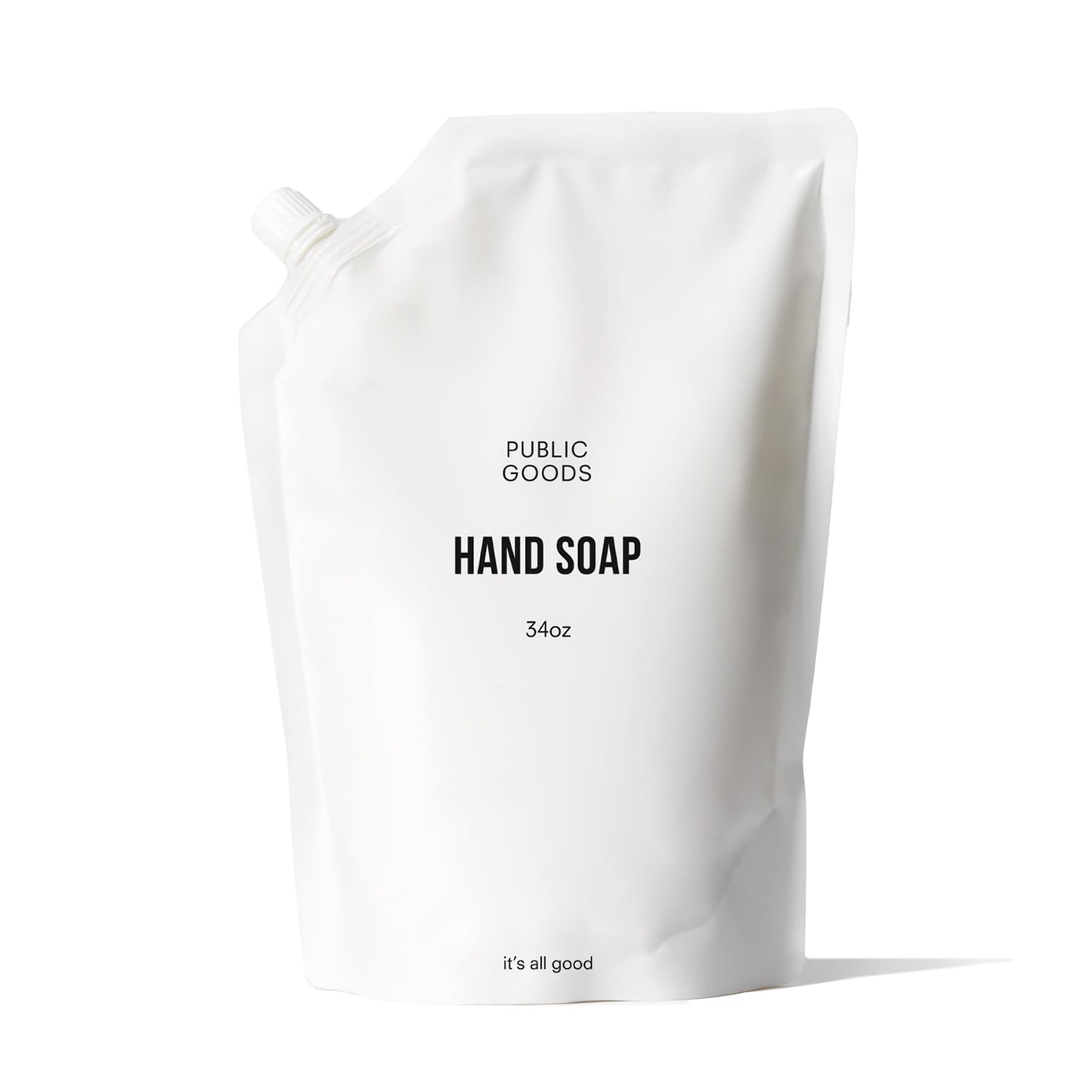 Public Goods Hand Soap | Cleansing Soap for Kitchen & Bathroom | Made with Natural Essential Oils | Paraben & Sulfate Free | Vegan Friendly | Made in Canada | 12 Fl Oz Bottle with Dispenser Pump