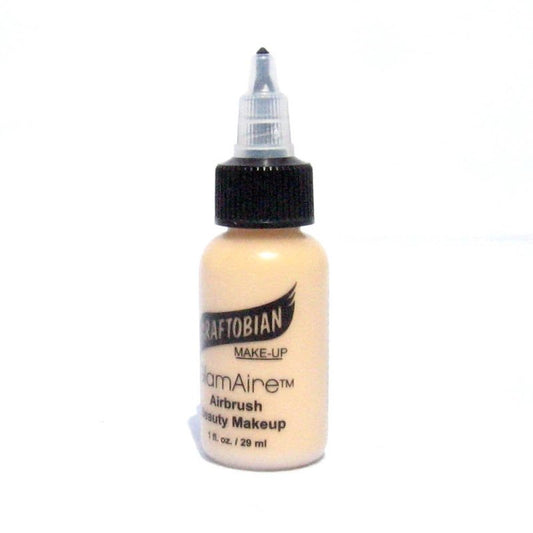 GlamAire Airbrush Makeup by Graftobian - High Definition Airbrush Foundation, Professional Formula for Long-Lasting Wear, For Makeup Artists and Beauty Aficionados, Made in USA, Lady Fair (N)