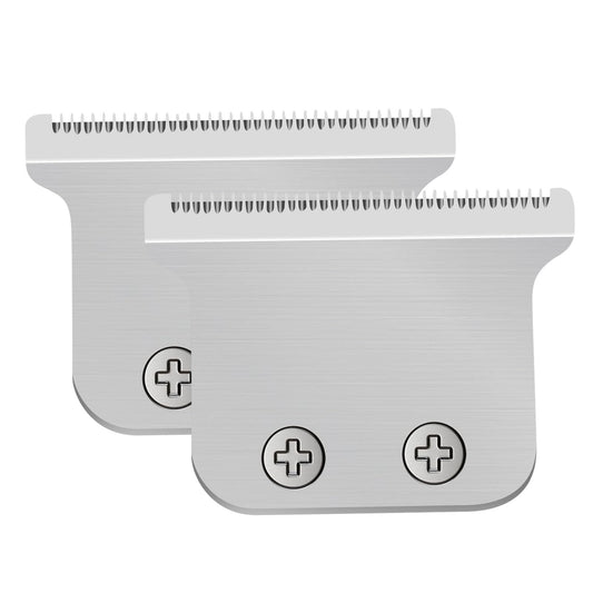 2 Pack Professional Detachable Hair Clipper Replacement Blades Compatible with Wahl Wahl Detailer, 5 Star Hero, Razor Edger, G-Whiz, Sterling Definitions - Fits Professional Barbers and Stylists