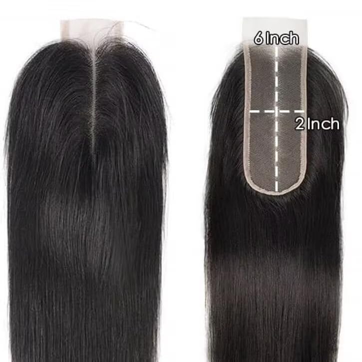HD Lace Closure - 0.10mm Ultra-Thin Invisible Swiss Lace | Pre-Plucked with Baby Hair, 14 Inch, Natural Black
