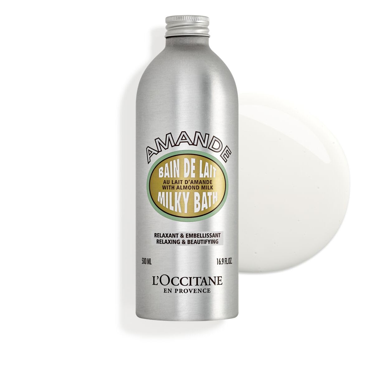 L'OCCITANE Foaming Bath: Relaxing Lavender, Comforting Shea, Beautifying Almond Milk, Citrusy Verbena, Cleansing Bubble Bath, 16.9 Fl. Oz