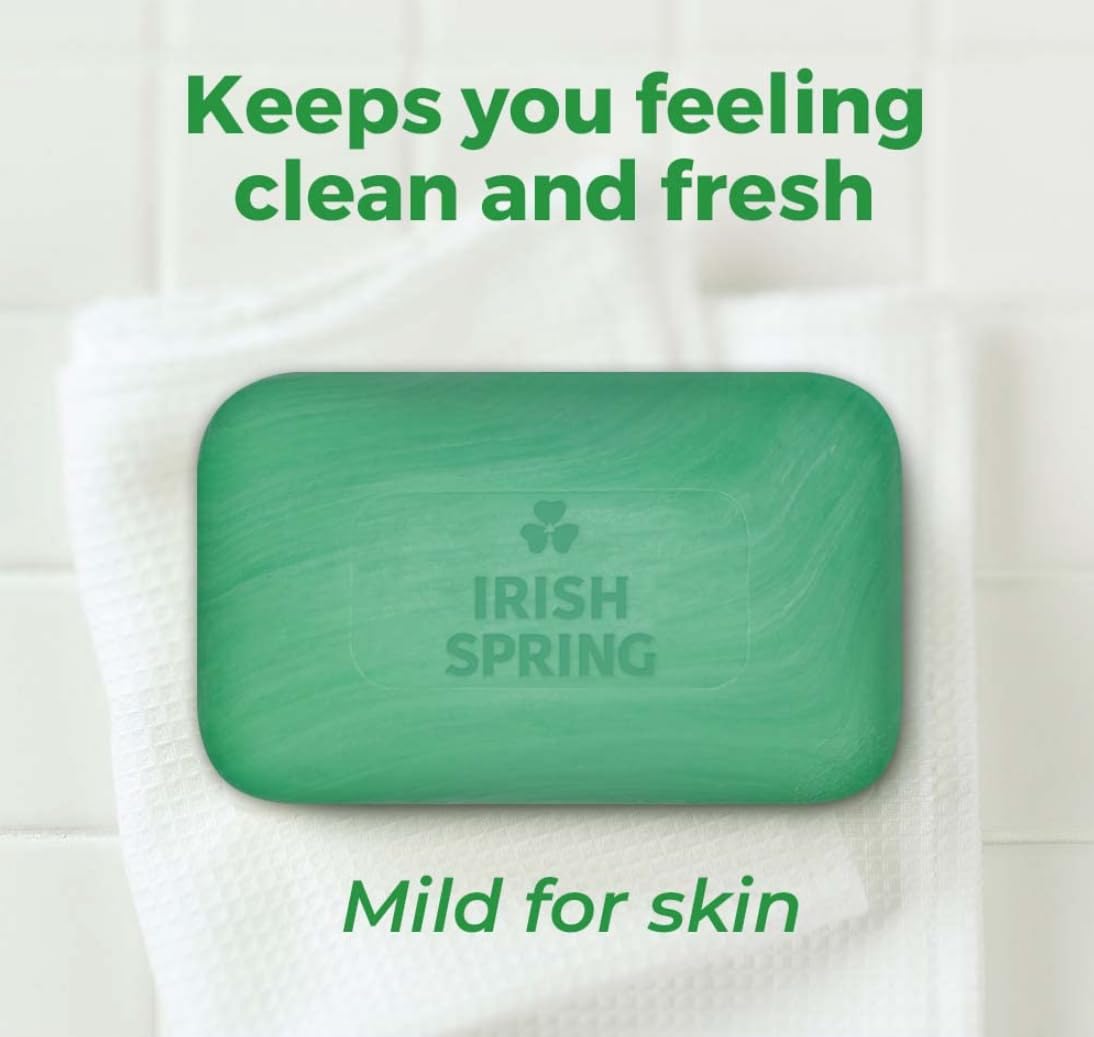 Irish Spring Aloe Bar Soap 3.75 Oz-pack of 20 Bars