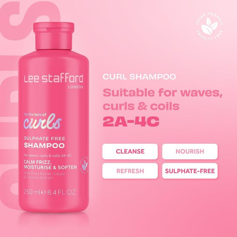 Wavy, Curly & Coily Shampoo - Daily Cleanser for 2A to 4C Hair | Anti-Frizz, Moisturizing, 16.9 Fl Oz