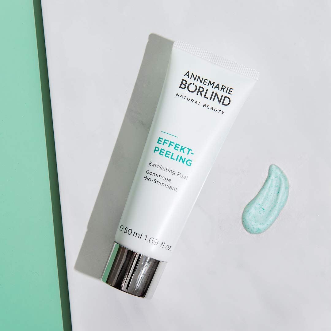 ANNEMARIE BÖRLIND – Exfoliating Peel – Facial Exfoliant With Natural Jojoba Wax Pearls (No Microplastics) And Organic Shea Butter For Clear And Nourished Skin – 1.69 Oz