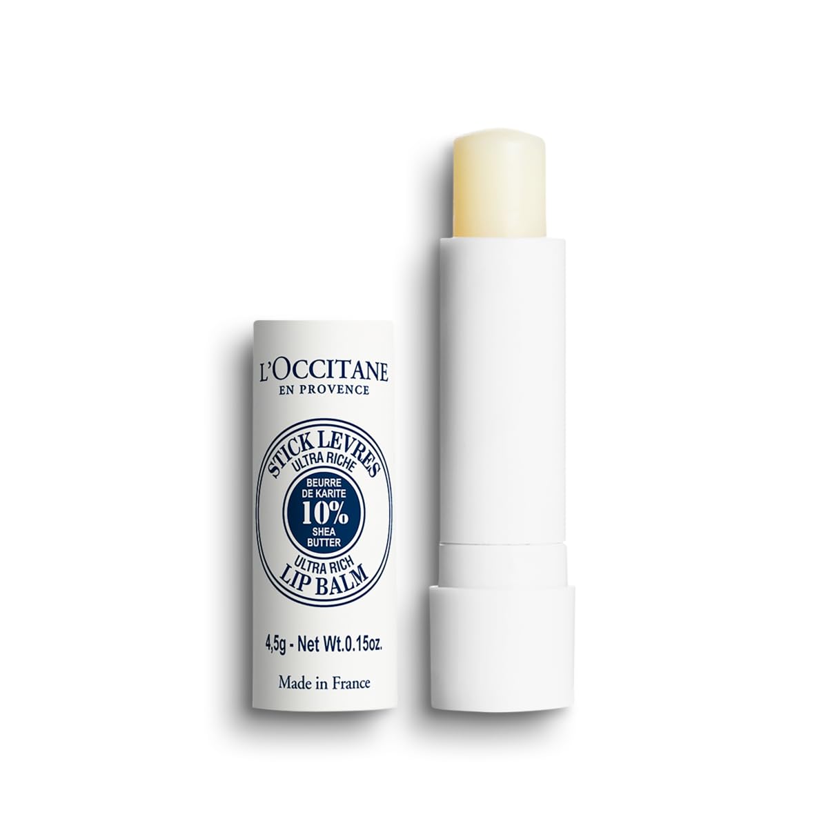 L'OCCITANE Ultra-Rich 10% Shea Butter Nourishing Lip Balm Stick. 0.15 fl oz