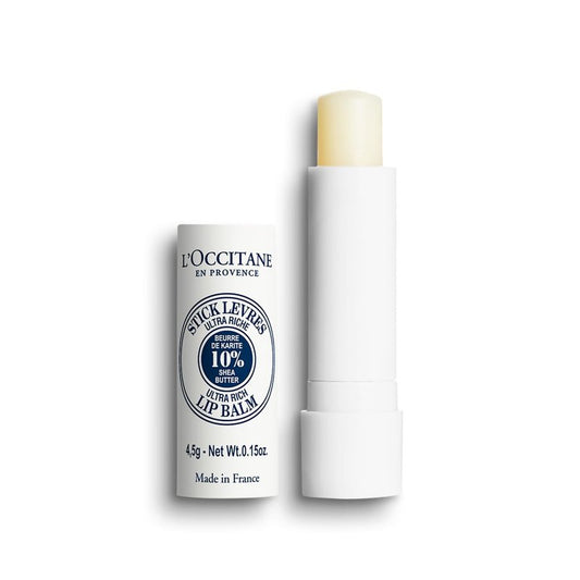 L'OCCITANE Ultra-Rich 10% Shea Butter Nourishing Lip Balm Stick. 0.15 fl oz
