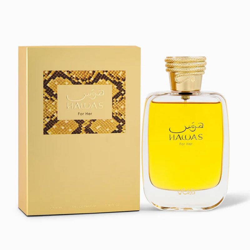 RASASI Hawas For Her - Eau de Parfum 100ML (3.4 OZ) - Premium Arabian Perfume For Women, A Signature Women Perfume Long-Lasting Fragrance For All Day Freshness, Ideal Gift For Women for any Occasion