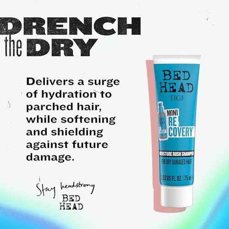 Bed Head by TIGI Recovery Shampoo, Travel Mini, 2.53 fl oz