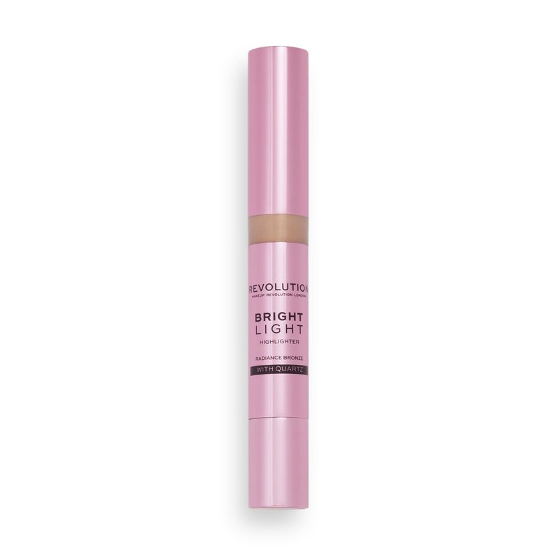 Revolution Beauty London, Bright Light Liquid Highlighter, Buildable Formula for a Luminous Skin Glow, Vegan & Cruelty-Free, Radiance Bronze, 0.10 fl oz