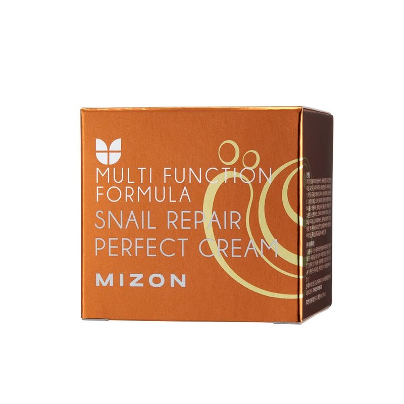 MIZON Snail Repair Perfect Cream, Snail Mucin, Niacinamide, Phyto Mucin, Adenosine, Deep Hydration, Wrinkle-care, Nutrition, Paraben Free, Korean Skin-care (50ml 1.69 fl oz)