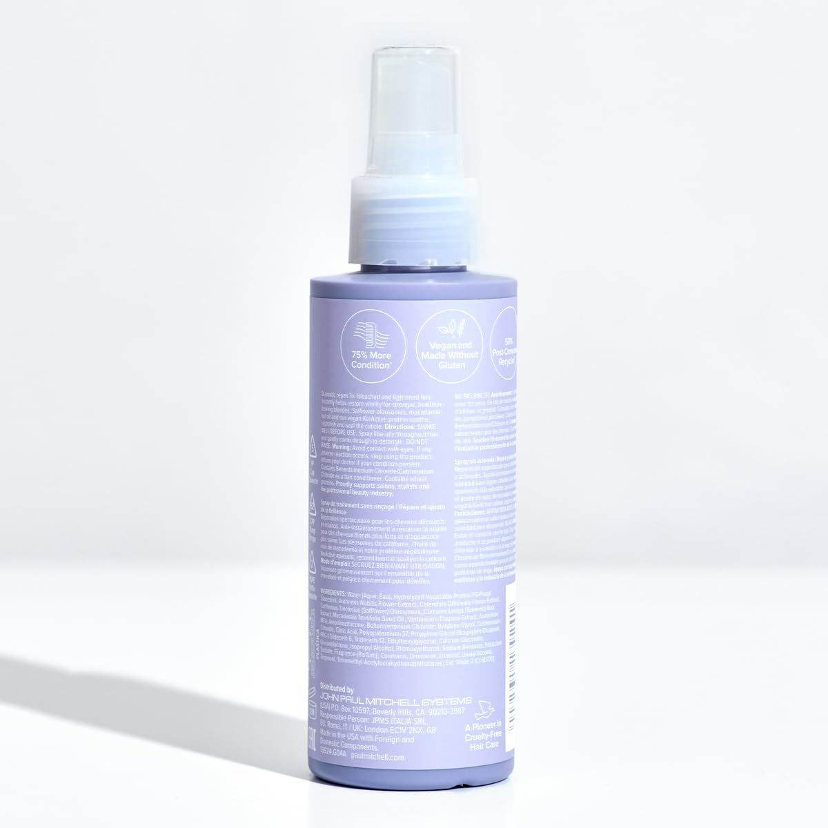 Paul Mitchell Forever Blonde Leave-In Treatment Spray - Repairs & Adds Shine for Bleached Hair | 5.1 fl. oz