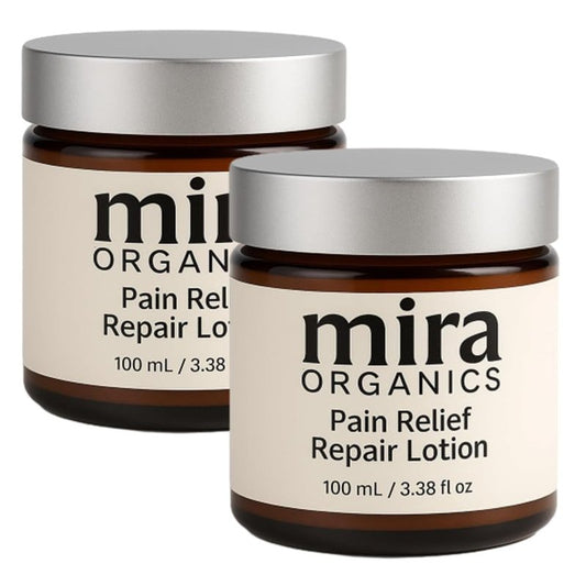 KUNLEN 2Pack Mira Pain Relief & Repair Lotion, Nerve Relief Cream for Hands, Wrists & Body, Non-Greasy Formula with Arnica, Magnesium & Botanical Extracts 3.38 fl oz