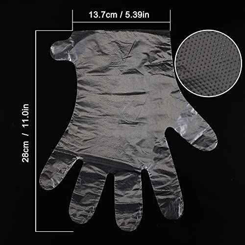 100pcs Paraffin Wax Bath Liners for Hand, Niubow Plastic Thermal Therabath Glove, Hot Wax Therapy Mitten Bags Covers for Heated Mitts Treatment