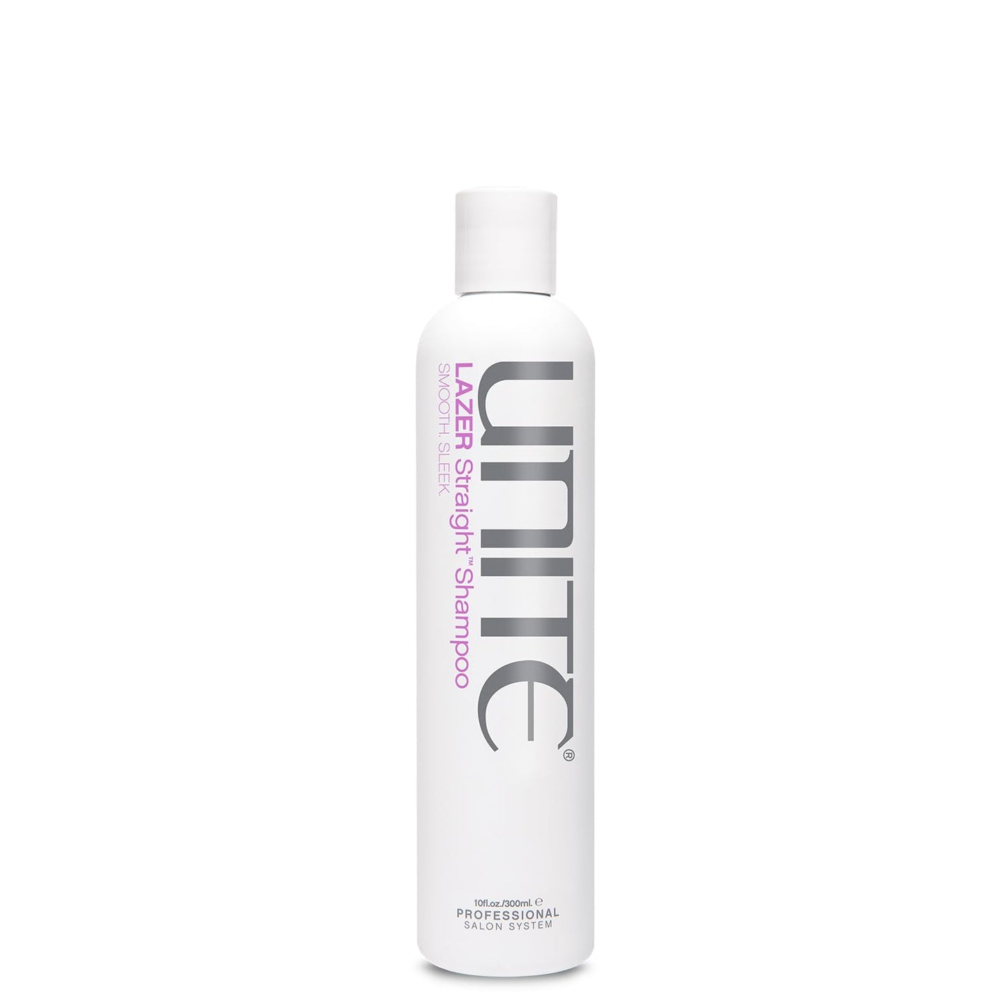UNITE Hair – LAZER Straight Shampoo – Smoothing Cleanser to Tame Frizz & Control Unruly Hair – For Thick or Coarse Hair – 10 Fl Oz