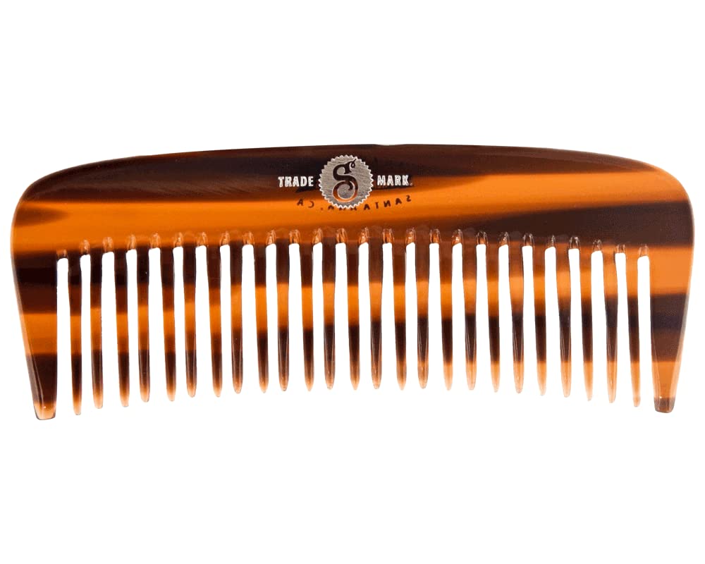 Suavecito Beard Acetate Amber Comb Volumizing Detangling Shaping