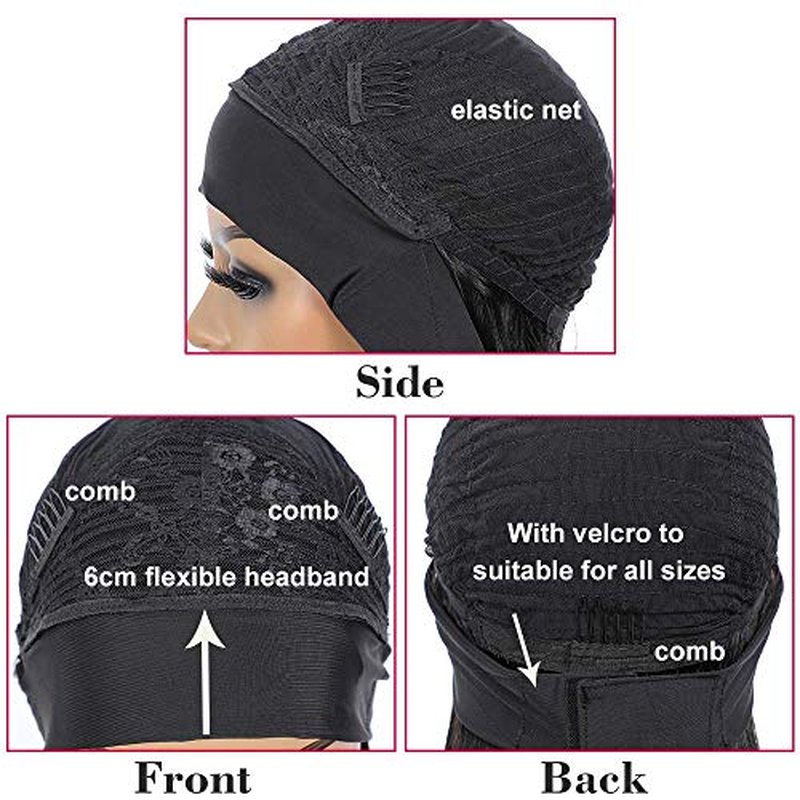 14 Inch Glueless Headband Wig Human Hair150% Curly Headband Wig Human Hair Natural Color Machine Made Curly Headband Wig Human Hair Kinky Curly None Lace Front Wigs Human Hair 100% Human Hair Wigs