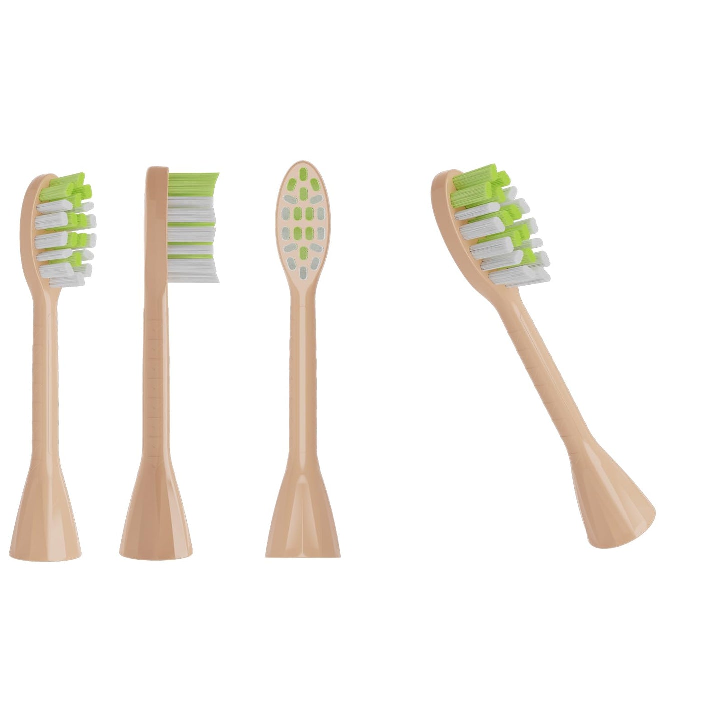 One Series Replacement Toothbrush Heads Pisonicleara Compatible with sonicare Philips BH1022/03 HY1100/02 HY1102 (8-pc) Battery Brush, Mango Snow White Travel Refill (one-Shimmer)