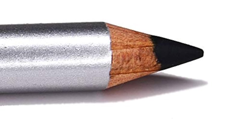 Pure Ziva Charcoal Dark Matte Grey Gray Sexy Smoke Wooden Eyeliner Pencil, HD Professional Eye Liner Smudge Proof Highly Pigmented No Animal Testing & Cruelty Free
