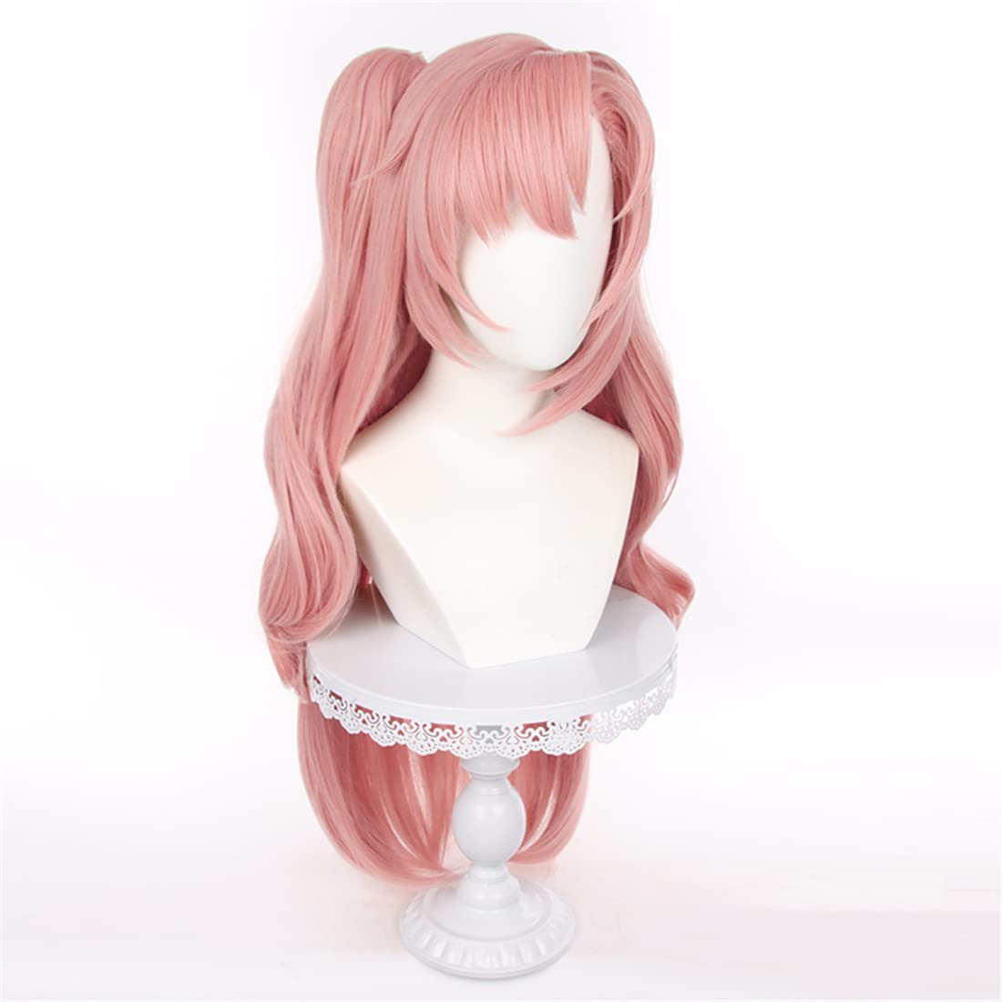 Aadesso Nicole Demara wig for anime game ZZZ Long Pink Wig with wig cap