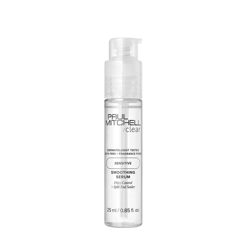Paul Mitchell Clear Smoothing Serum - Fragrance-Free Blowout Primer for Sensitive Scalp & Skin