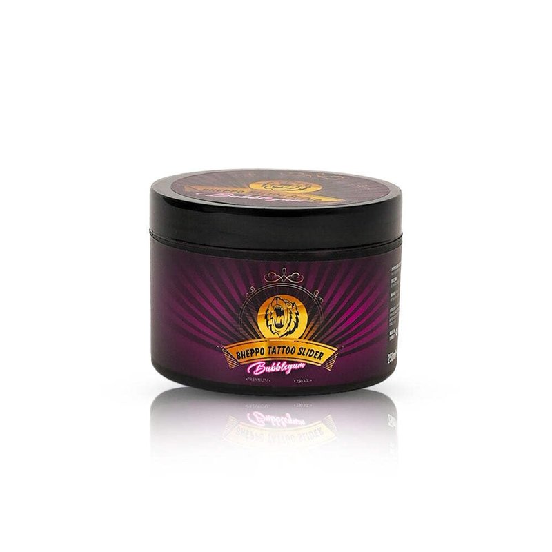 Bheppo Bubble Gum Tattoo Slider for Artists and Aftercare, Shea Butter, Essential Oils, 8.5 oz