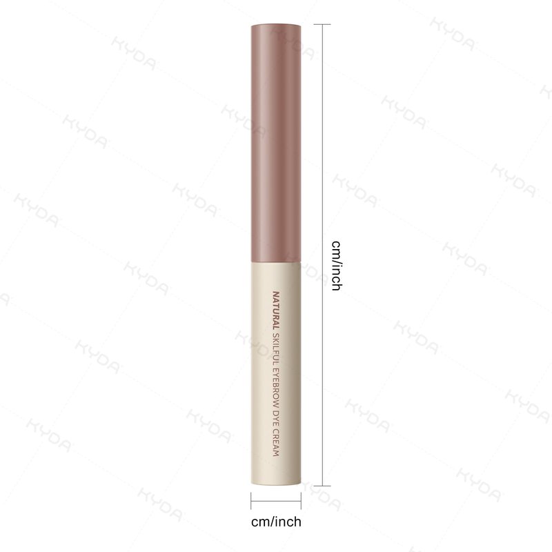 KYDA 2 Pcs Rose Brown Tinted Eyebrow Gel, Ultra-Fine Brush Tinted Brow Cream, Waterproof Smudgeproof Eyebrow Mascara, Long Wear, Pink Brow Makeup without Clumping, Korean Eyes Makeup