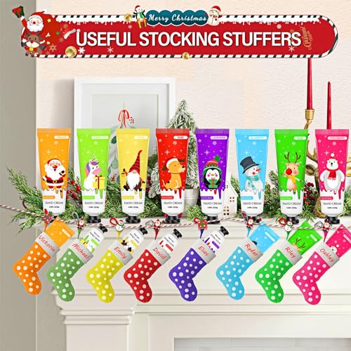 SenseYo Hand Cream Gift Set Natural Plant Fragrance Shea Hand Lotion for Dry Cracked Hands Christmas Gifts for Women Mom Girls, Unique Christmas Stocking Stuffers, 8 Different Fragrances