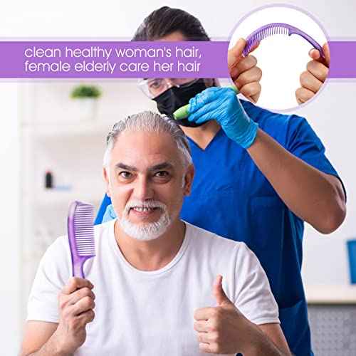 400 Bulk Individually Wrapped Hair Combs Disposable Colorful Hair Combs Bulk for Hotel Shelter Homeless Nursing Home Charity Church