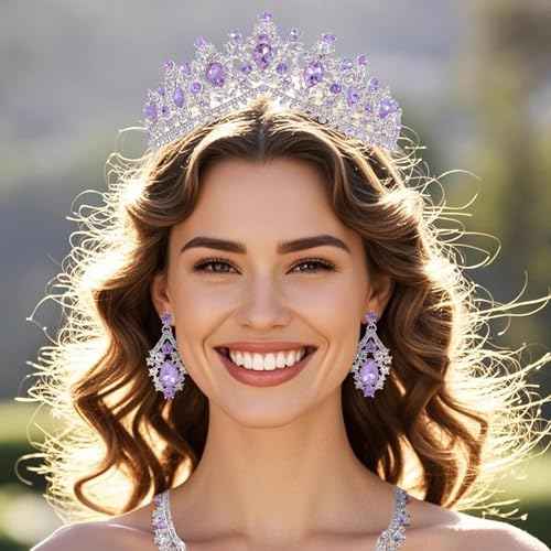 Kamirola - Queen Crown and Tiara Princess Crown for Women and Girls Crystal Headbands for Bridal, Wedding Gothic Halloween Costumes for Women Prom Christmas Halloween Birthday Prom Pageant Party£¨TR23£©