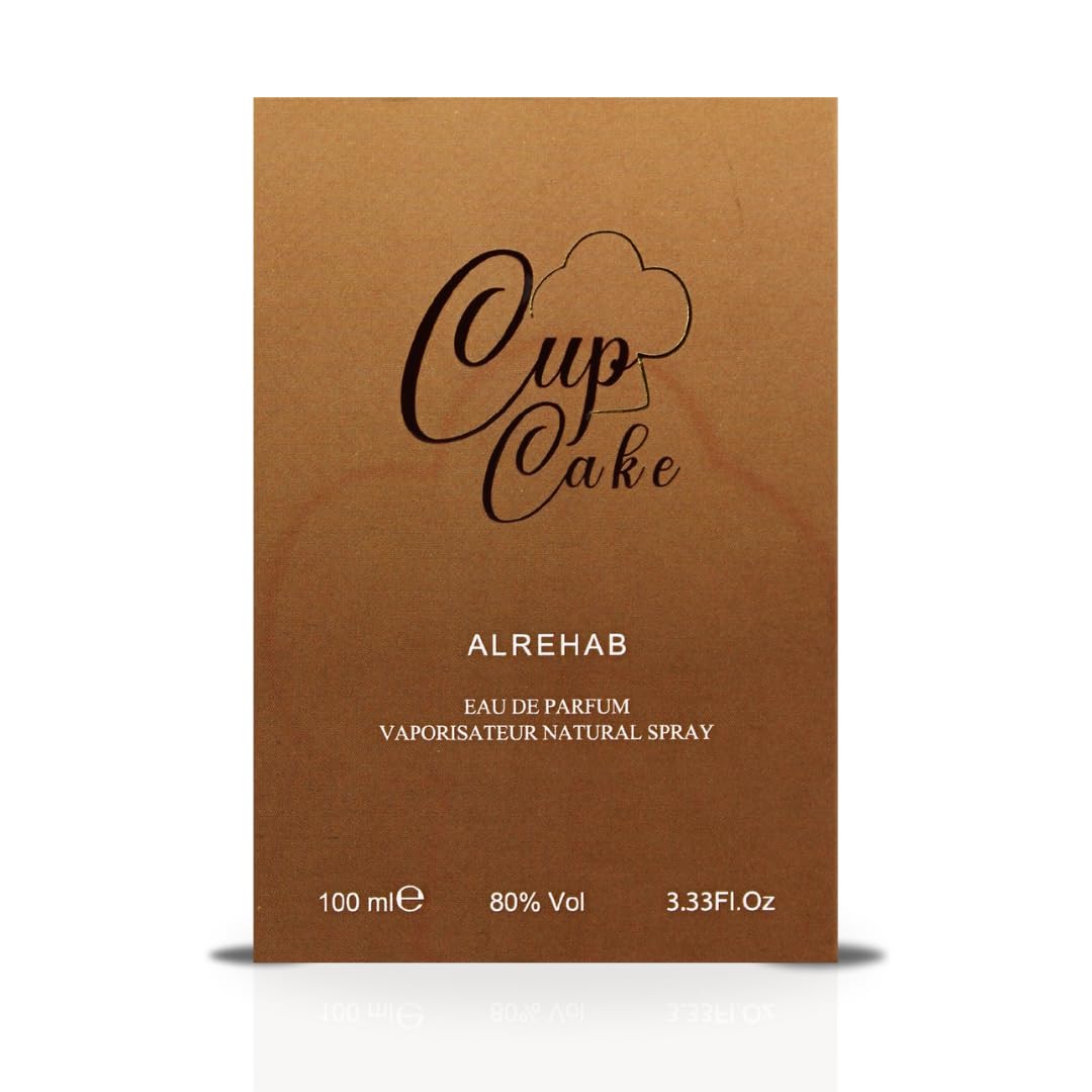 Al-Rehab Cupcake Eau De Parfum for Women - Sweet & Cozy 100ML | Long-Lasting Citrus, Amber & Vanilla Notes