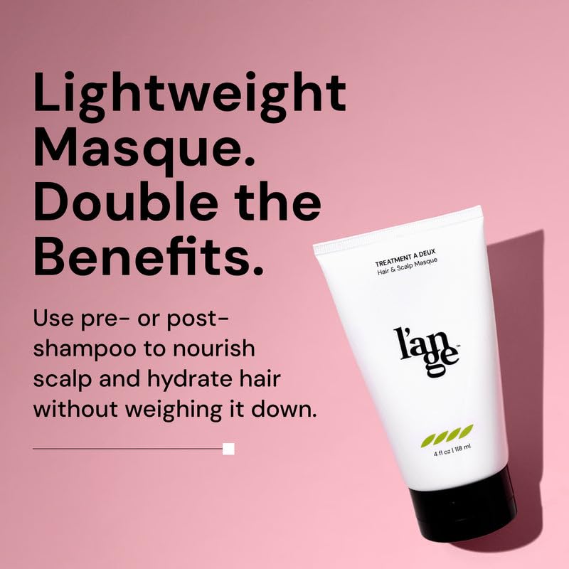L'ANGE HAIR Scalp Treatment & Hydrating Hair Mask - Nourishing Masque with Tea Tree, Neem & Jojoba Oils | Balances Scalp & Increases Shine