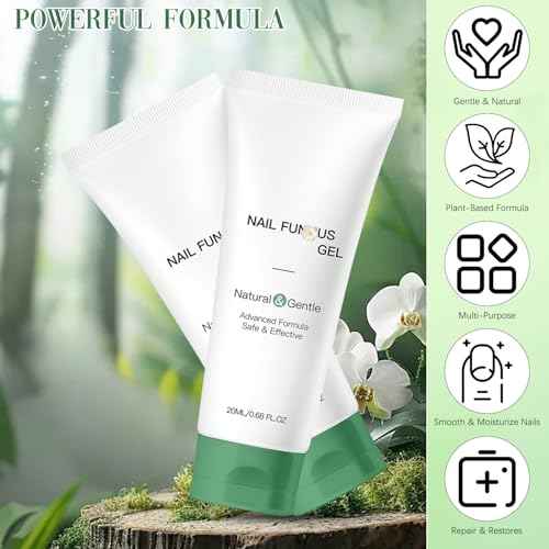 2PCS Natural Nail Repair Care Gel, Nail Repair Care Gel, Nail Growth Repair Serum, Foot Care Cream for Moisturizing and Repairing Feet