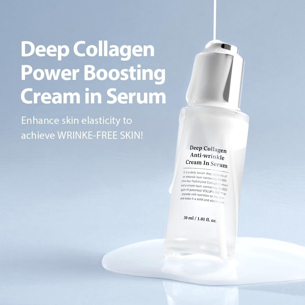 SUNGBOON EDITOR Revitalizing Combo/smooth-looking Hydration DUO:Deep Collagen Hyalu-B5 Mask (4ea) & Deep Collagen Power Boosting Cream In Serum, Skincare Gift Sets for Mom
