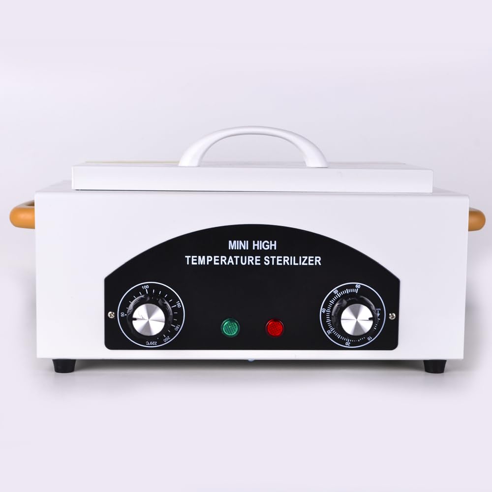 Smedent Nail Tool Sterilizers,Mini High Temperature Autoclave Machine with Timer