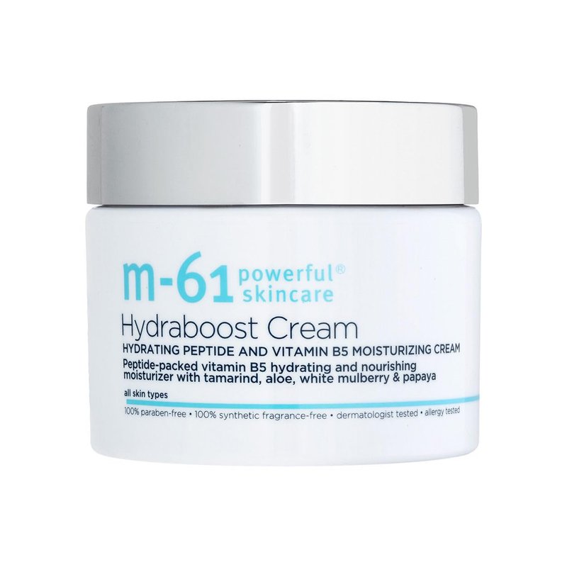 m-61 Hydraboost Cream - Ultra-Nourishing, Moisturizing Face Cream to Plump, Hydrate, Repair | Hyaluronic Acid, Peptides, Vitamins E & B5 | For All Skin Types | Made in USA - 1.7 Fl Oz
