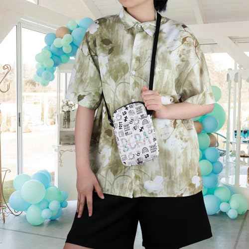 WCGCKO Behavior Therapist Gift Certified Behavior Analyst Gift BCBA Crossbody Purses Bag Messenger Bag For Women (BCBA boa CR)