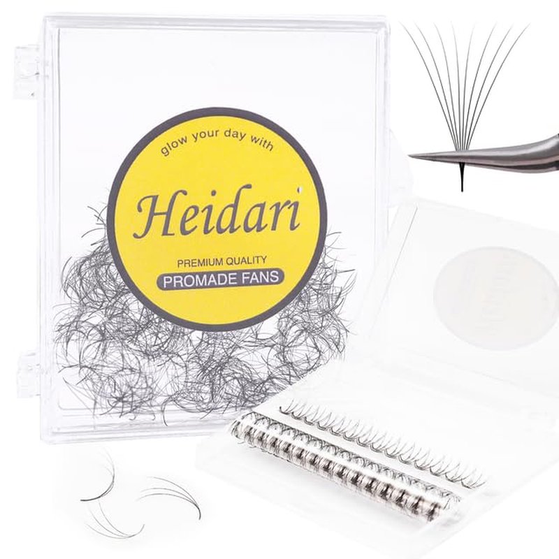 Promade Eyelash Extensions - 3D-20D C/D Curl | 0.03-0.1mm Thickness, 8-20mm Length, Easy Application