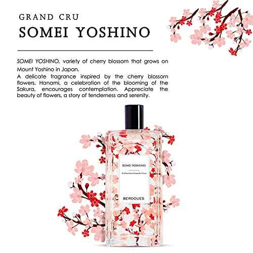 Berdoues Grands Crus Somei Yoshino Eau de Parfum | Floral, Long Lasting Scent Made in France | Spray Fragrance for Women | Luxury Perfume with Premium Quality Ingredients.