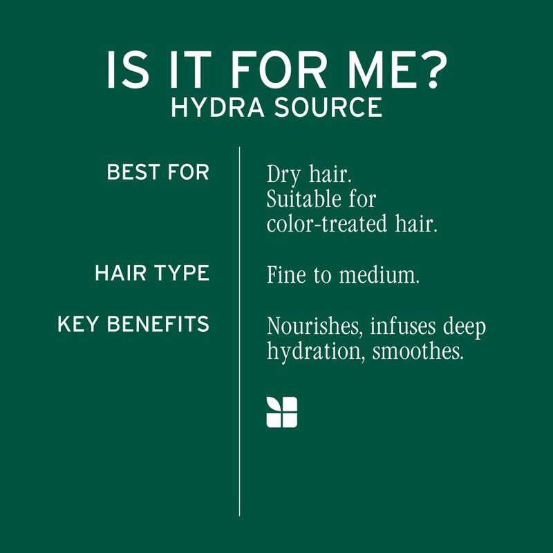 Biolage Hydra Source Conditioning Balm - Moisturizes, Detangles & Adds Softness, For Dry Hair, Infused with Fermented Aloe & Micro-Filtered Hyaluronic Acid, Vegan & Paraben-Free, 7.9 Fl Oz