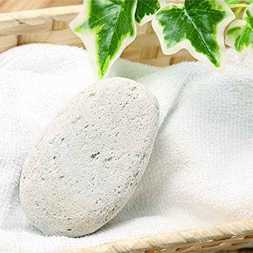 Pumice Stone, Natural [Made in Japan] Ergonomic Shape, Extra Fine Texture, Hard & Cracked Skin Callus Remover for Men, Women, Kids and Gifts. (Fine Smooth for Multi-use(Elbow, Knee and Heel)