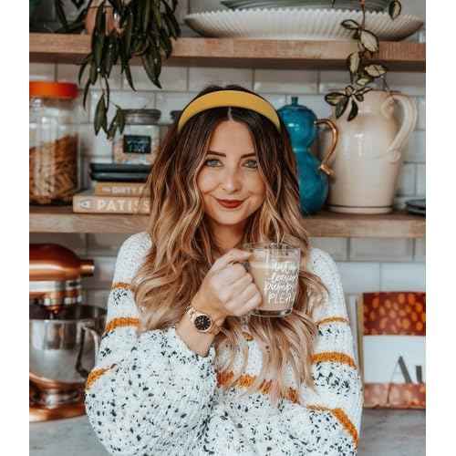 Headbands for Women Trendy Non Slip Headband for Girls Long Short Hair, Cute Ribbed Women Headbands Elastic Hair Bands Fashion Hard Head Band Holiday Christmas Accessories 1 Inch