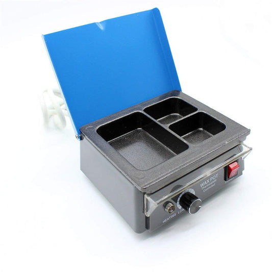 Doc.Royal Lab 3 Well Wax Heater Wax Heating Analog Dipping Pot Melting Melter 110V (US Stock)